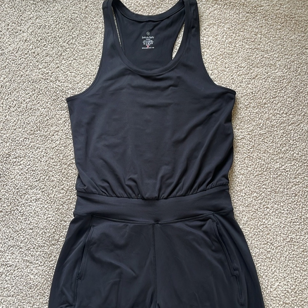 SWEATY BETTY Yoga Jogger Jumpsuit Black Size Medium - Picture 4 of 15
